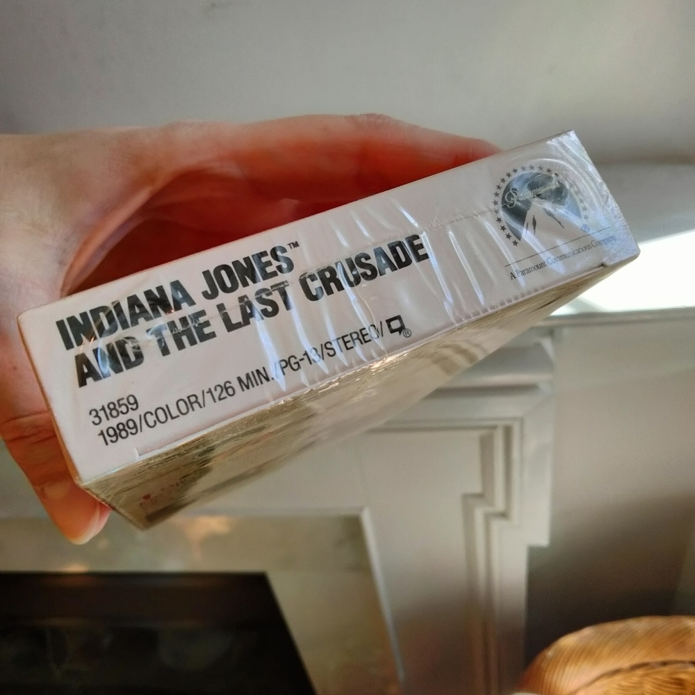 RARE Sealed VHS tape Indiana Jones and the Last Crusade vintage - Picture 6 of 6